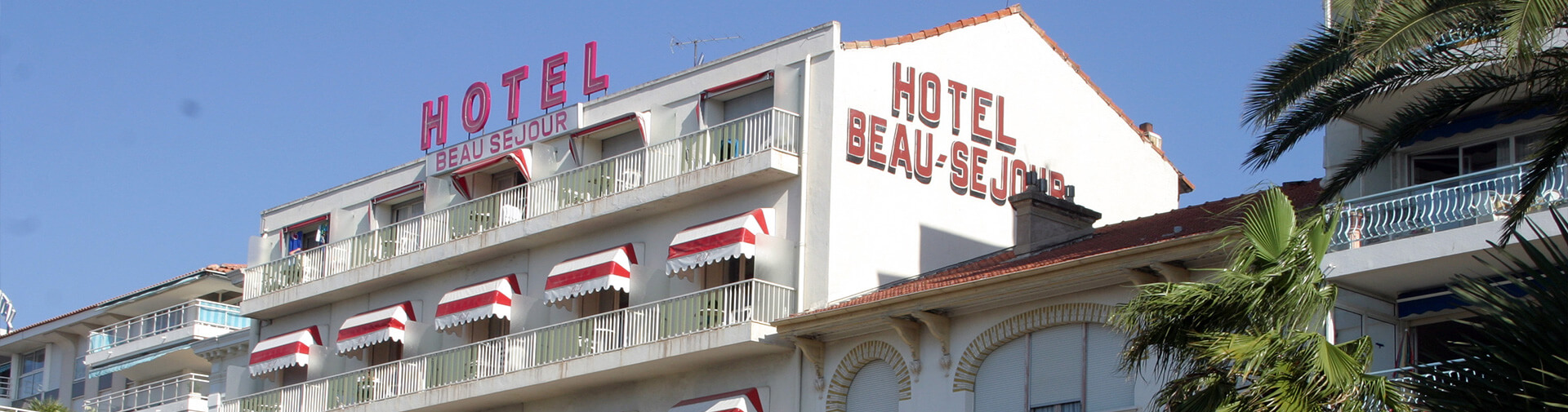 photo de la facade de l'hotel Beau Sejour
