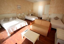 chambre familiale vue mer hotel Beau Sejour a Saint Raphael