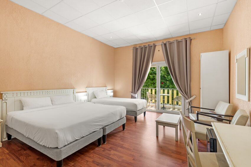 Family room with balcony